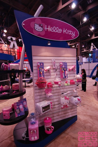 Illustration for article titled Hello Kitty Gallery and CES 2008 Booth Tour